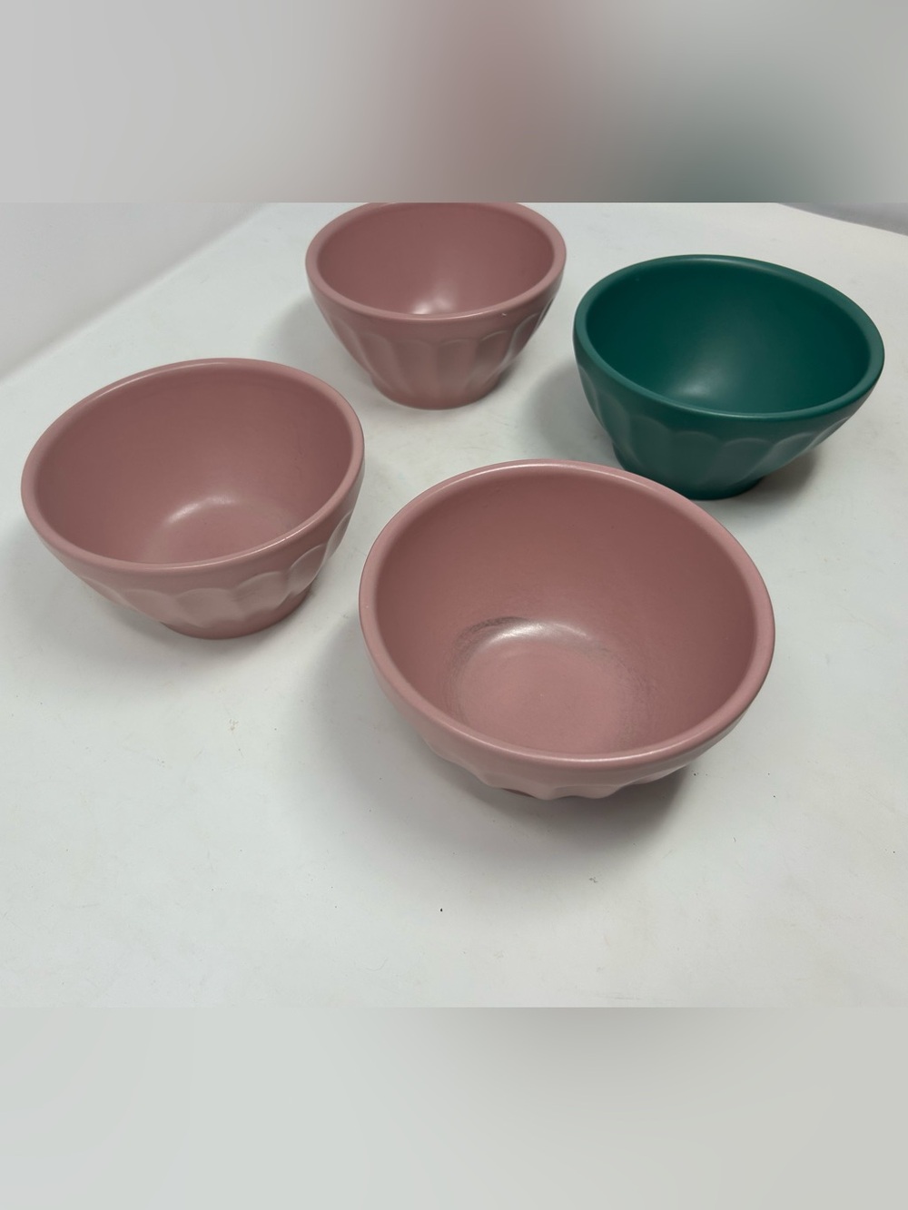 Matte Latte Bowls, Set of 4 by Anthropologie
12.5 oz.
3"H, 5.5" diameter